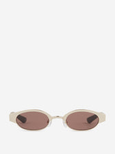 Alexander McQueen Hombre Barcelona Gafas de Sol Ovaladas color Dorado sku 614-003316 01 - Foto 1