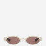 Alexander McQueen Hombre Barcelona Gafas de Sol Ovaladas color Dorado sku 614-003316 01 - Foto 1
