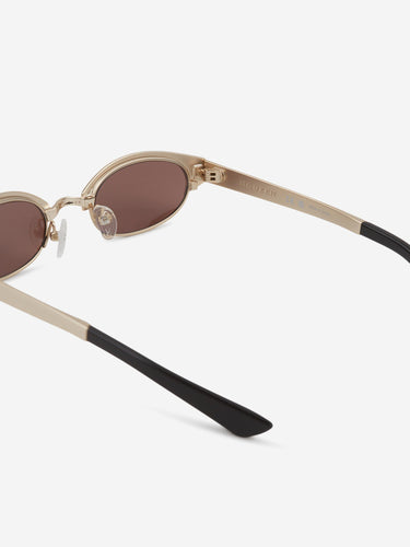 Alexander McQueen Hombre Barcelona Gafas de Sol Ovaladas color Dorado sku 614-003316 01 - Foto 4