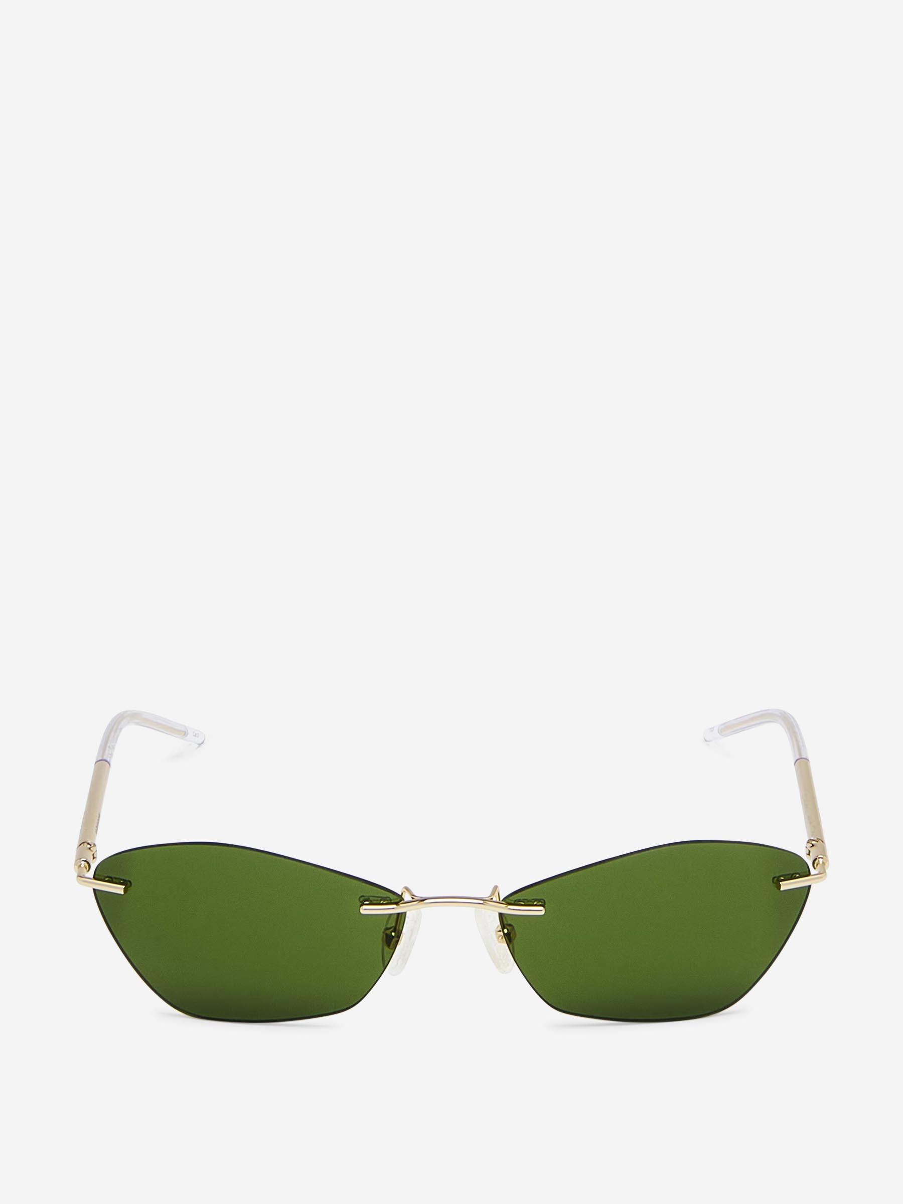 Alexander McQueen Hombre Barcelona Gafas de Sol T-Bar color Verde sku 614-003317 04 - Foto 1