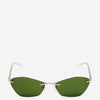 Alexander McQueen Hombre Barcelona Gafas de Sol T-Bar color Verde sku 614-003317 04 - Foto 1
