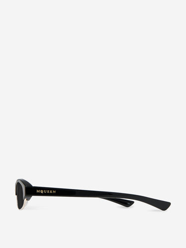Alexander McQueen Hombre Barcelona Gafas de Sol Ovaladas color Negro sku 614-003318 01 - Foto 3