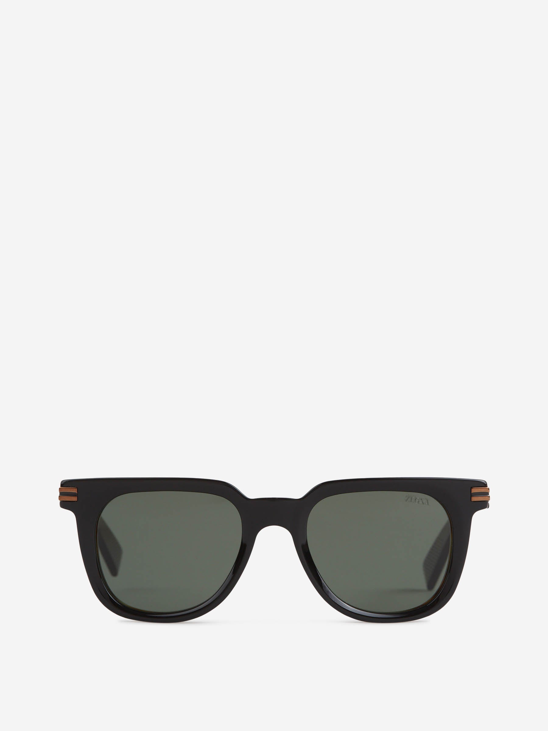 Zegna Hombre Barcelona Gafas de Sol Redondas color Negro sku 614-003325 01 - Foto 1