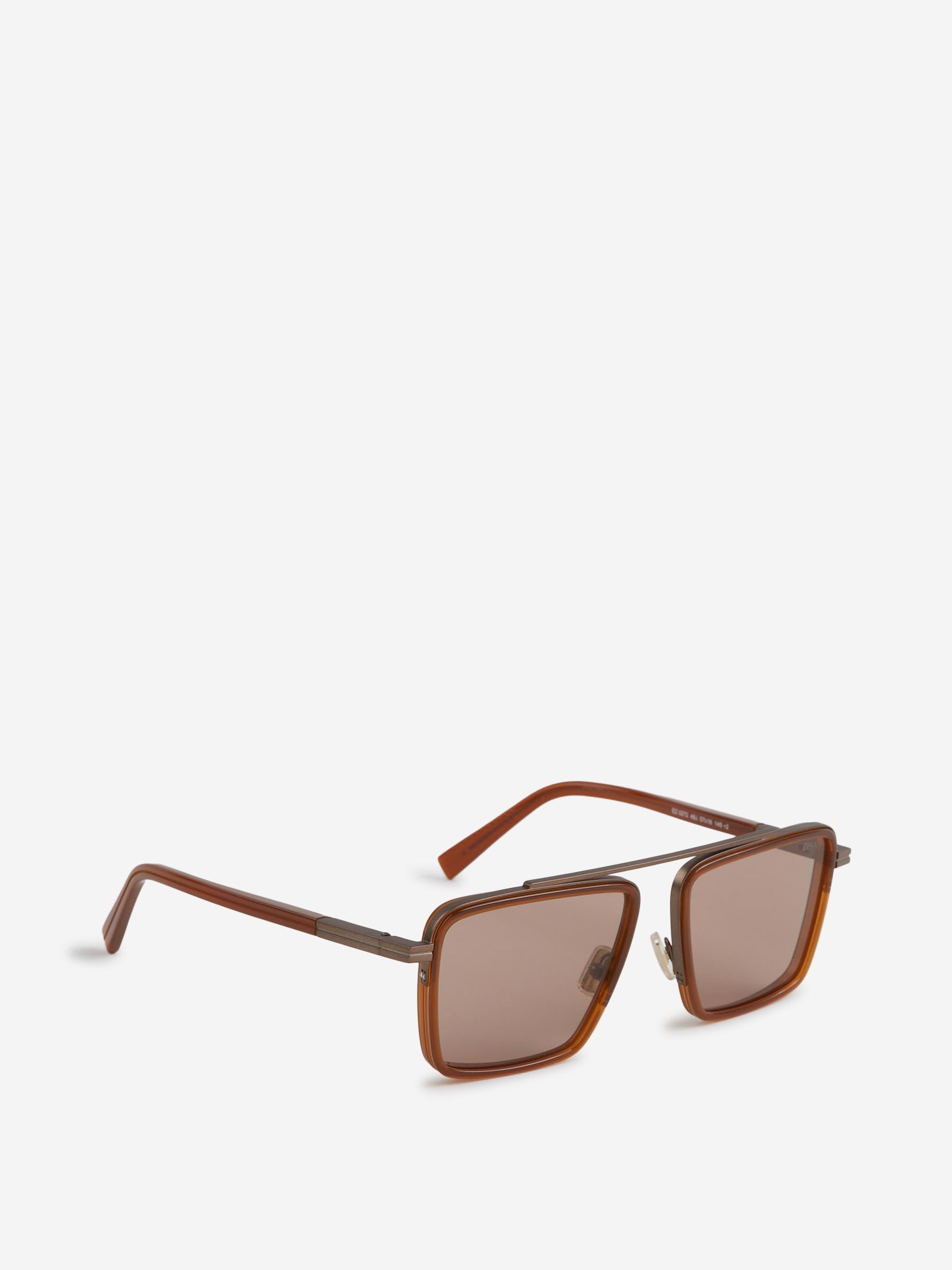 Zegna Hombre Barcelona Gafas de Sol Aviador color Marrón sku 614-003327 02 - Foto 2