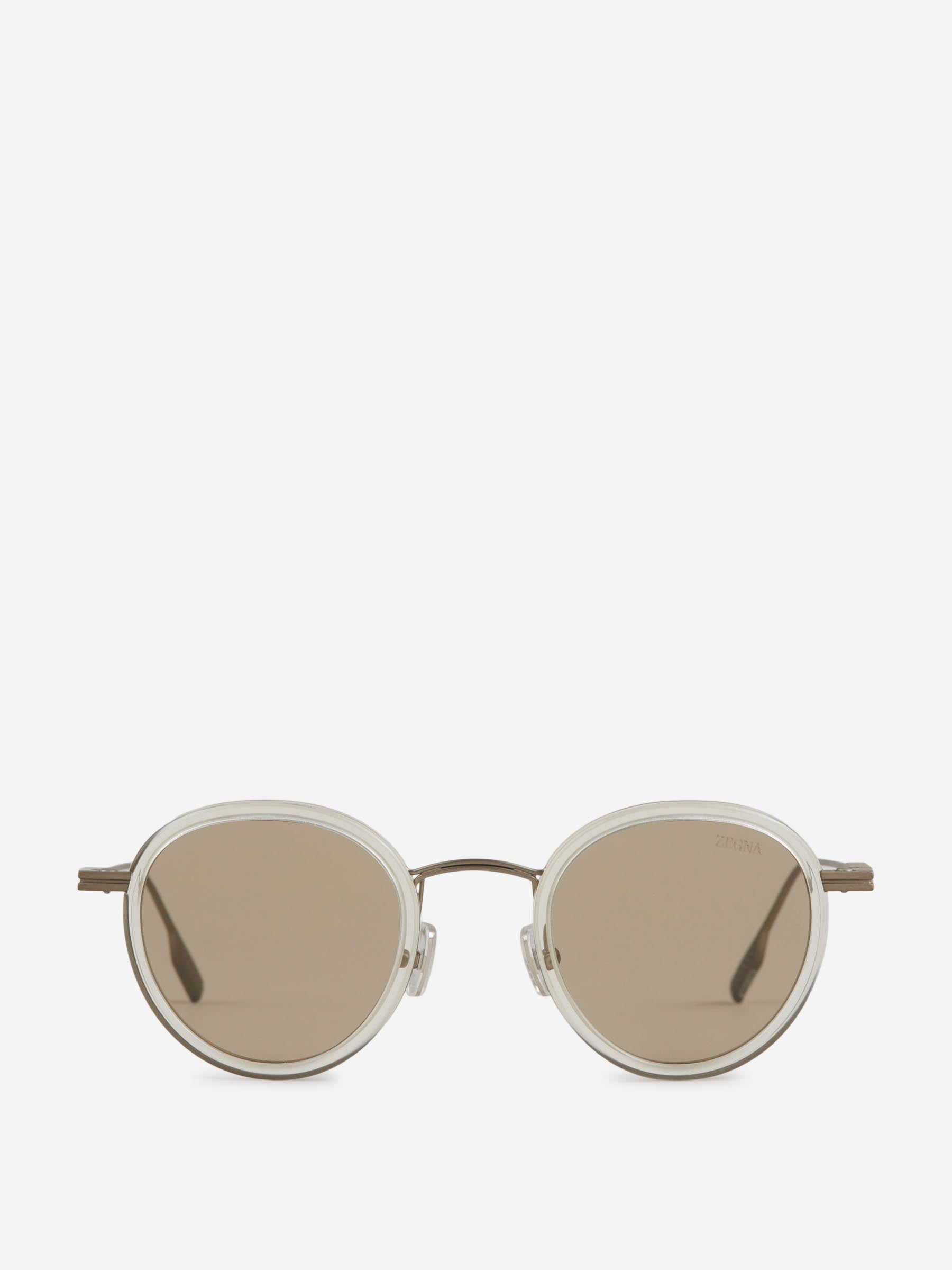 Zegna Hombre Barcelona Gafas de Sol Redondas color Amarillo sku 614-003329 01 - Foto 1
