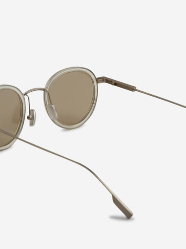 Zegna Hombre Barcelona Gafas de Sol Redondas color Amarillo sku 614-003329 01 - Foto 4
