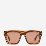 Tom Ford Hombre Barcelona Gafas de Sol Cuadradas color Carey sku 614-003350 01 - Foto 1