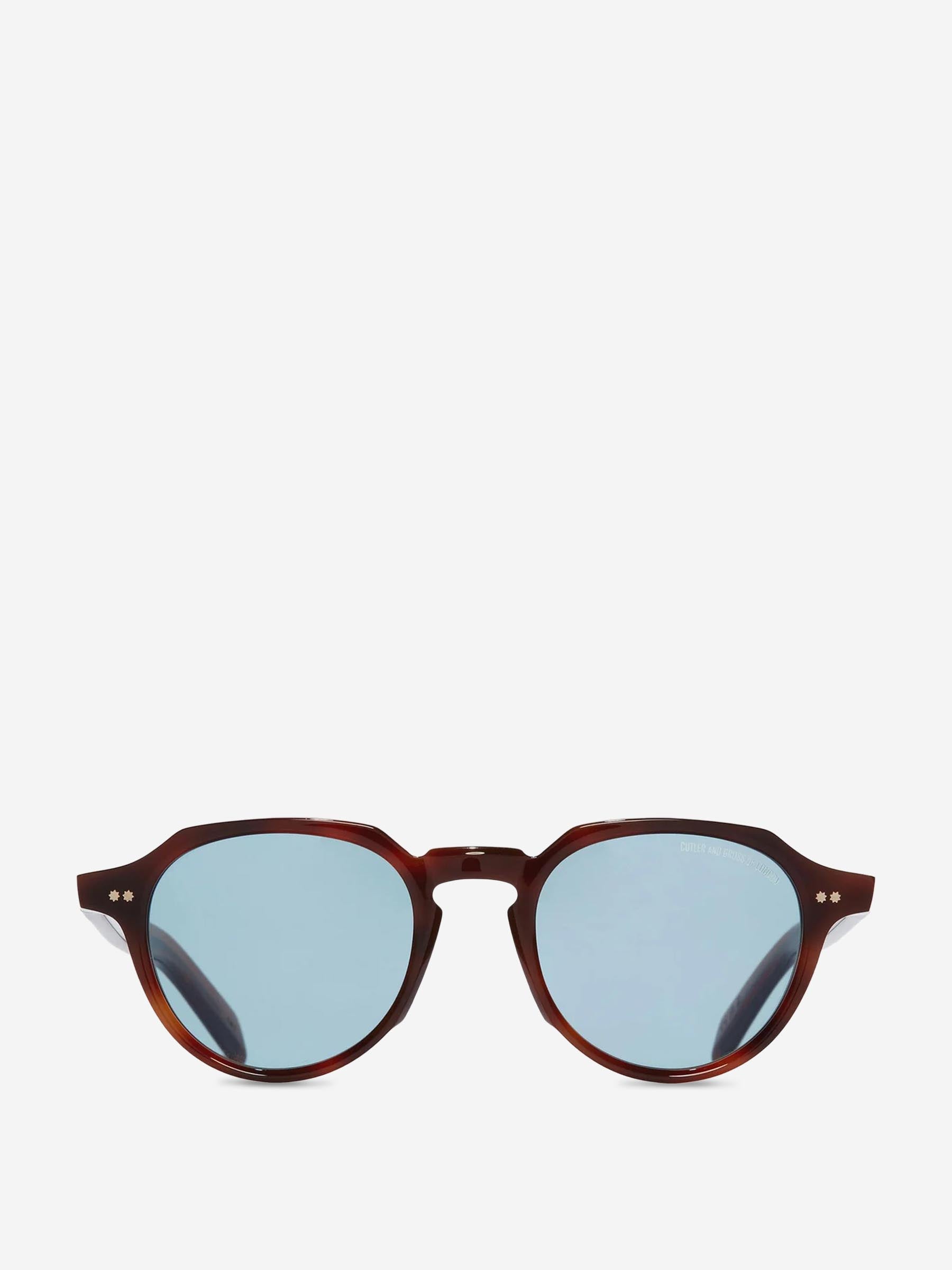 Cutler & Gross Hombre Barcelona Gafas de Sol Redondas color Marrón Oscuro sku 614-003427 01 - Foto 1