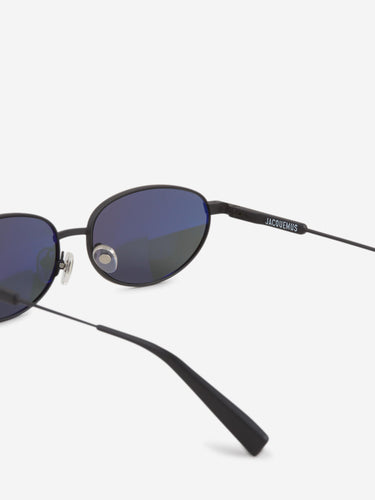 Jacquemus Hombre Barcelona Gafas de Sol Ovaladas color Negro sku 614-003435 02 - Foto 4