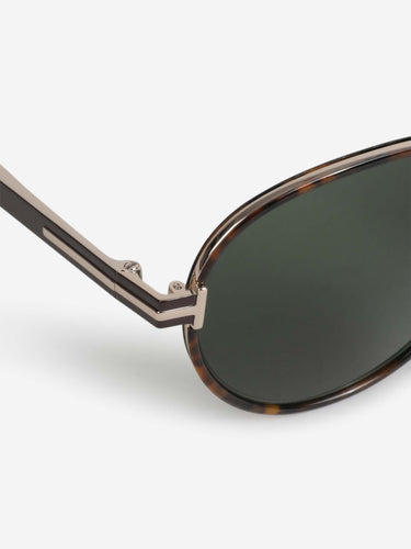 Tom Ford Hombre Barcelona Gafas de Sol Jet-02 color Verde Jungla sku 614-003491 01 - Foto 4