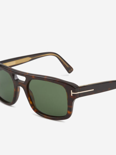 Tom Ford Hombre Barcelona Gafas de Sol Rectangulares color Carey sku 614-003498 01 - Foto 3