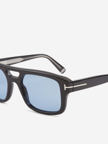 Tom Ford Hombre Barcelona Gafas de Sol Rectangulares color Carey sku 614-003501 01 - Foto 3