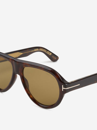 Tom Ford Hombre Barcelona Gafas de Sol Estilo Aviador color Carey sku 614-003503 01 - Foto 3