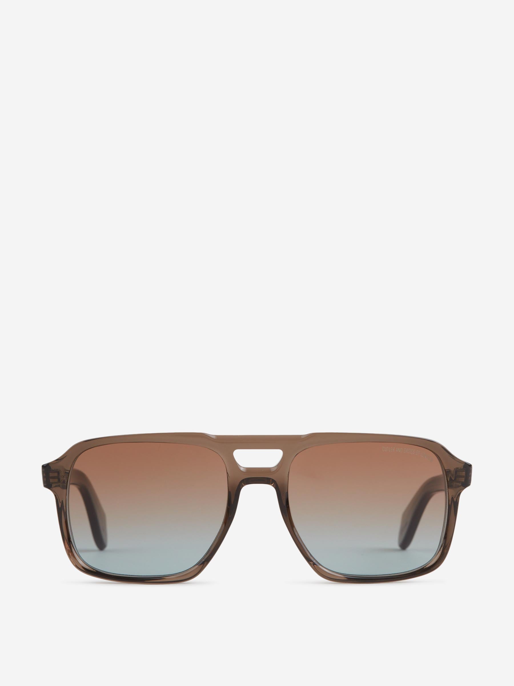 Cutler & Gross Hombre Barcelona Gafas de Sol 1394 Aviator color Marrón Oscuro sku 614-003581 01 - Foto 1