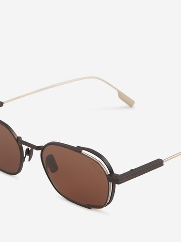 Zegna Hombre Barcelona Gafas de Sol Ovaladas color Negro sku 614-003600 01 - Foto 3