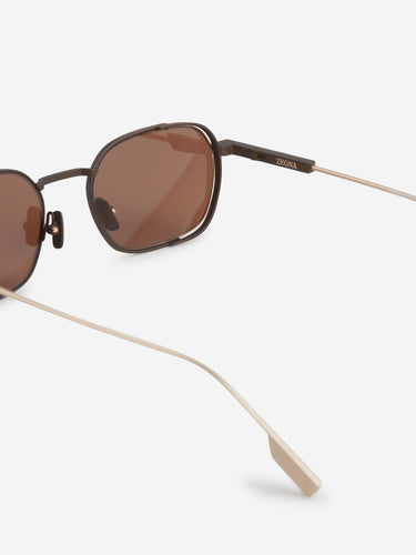 Zegna Hombre Barcelona Gafas de Sol Ovaladas color Negro sku 614-003600 01 - Foto 4