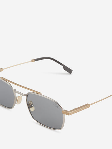 Zegna Hombre Barcelona Gafas de Sol Rectangulares color Plateado sku 614-003601 01 - Foto 3