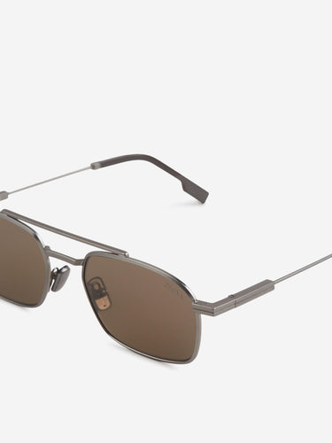 Zegna Hombre Barcelona Gafas de Sol Rectangulares color Negro sku 614-003601 02 - Foto 3