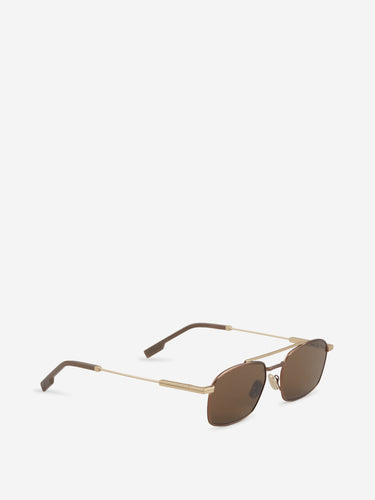 Zegna Hombre Barcelona Gafas de Sol Rectangulares color Dorado sku 614-003601 03 - Foto 2