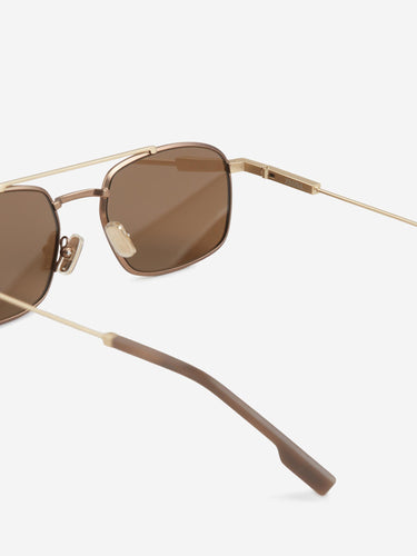 Zegna Hombre Barcelona Gafas de Sol Rectangulares color Dorado sku 614-003601 03 - Foto 4