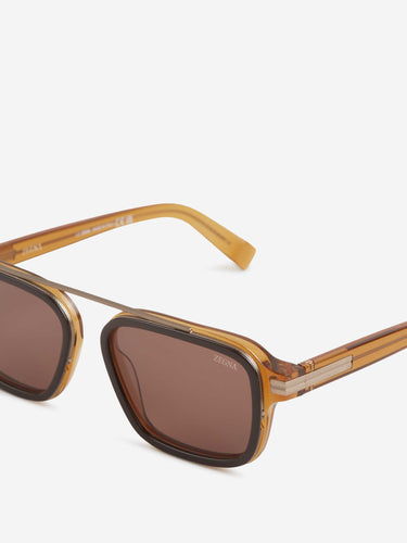 Zegna Hombre Barcelona Gafas de Sol Cuadradas color Marrón sku 614-003602 01 - Foto 3