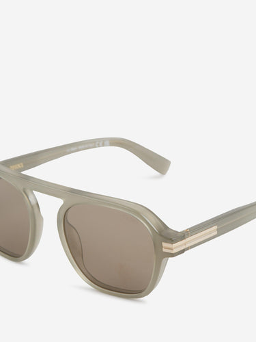 Zegna Hombre Barcelona Gafas de Sol Aviador color Gris Claro sku 614-003603 01 - Foto 3