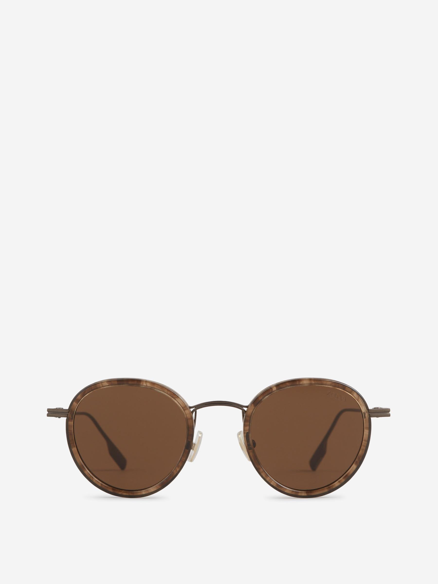 Zegna Hombre Barcelona Gafas de Sol Redondeadas color Carey sku 614-003605 01 - Foto 1