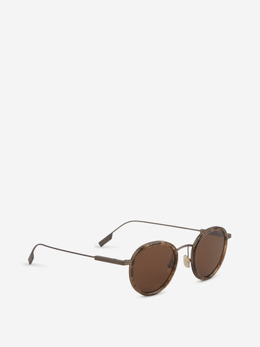Zegna Hombre Barcelona Gafas de Sol Redondeadas color Carey sku 614-003605 01 - Foto 2