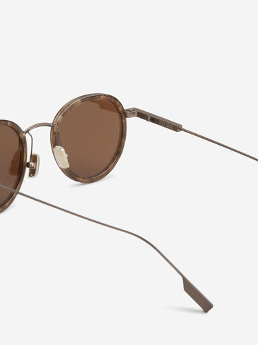 Zegna Hombre Barcelona Gafas de Sol Redondeadas color Carey sku 614-003605 01 - Foto 4