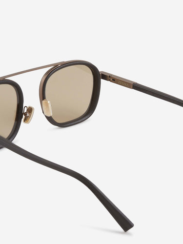 Zegna Hombre Barcelona Gafas de Sol Aviador color Marrón Oscuro sku 614-003606 01 - Foto 4