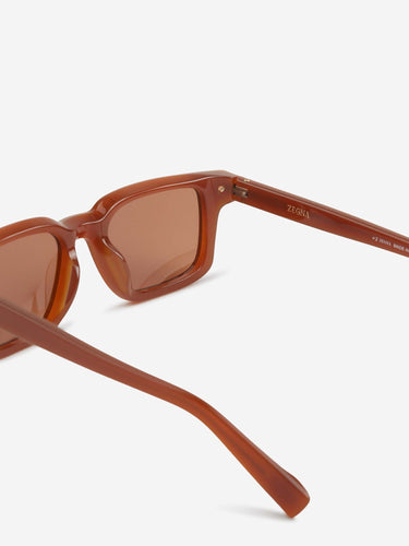 Zegna Hombre Barcelona Gafas de Sol Cuadradas color Naranja Oscuro sku 614-003607 03 - Foto 4