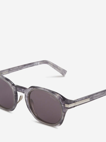 Zegna Hombre Barcelona Gafas de Sol Redodas color Gris Antracita sku 614-003609 01 - Foto 3