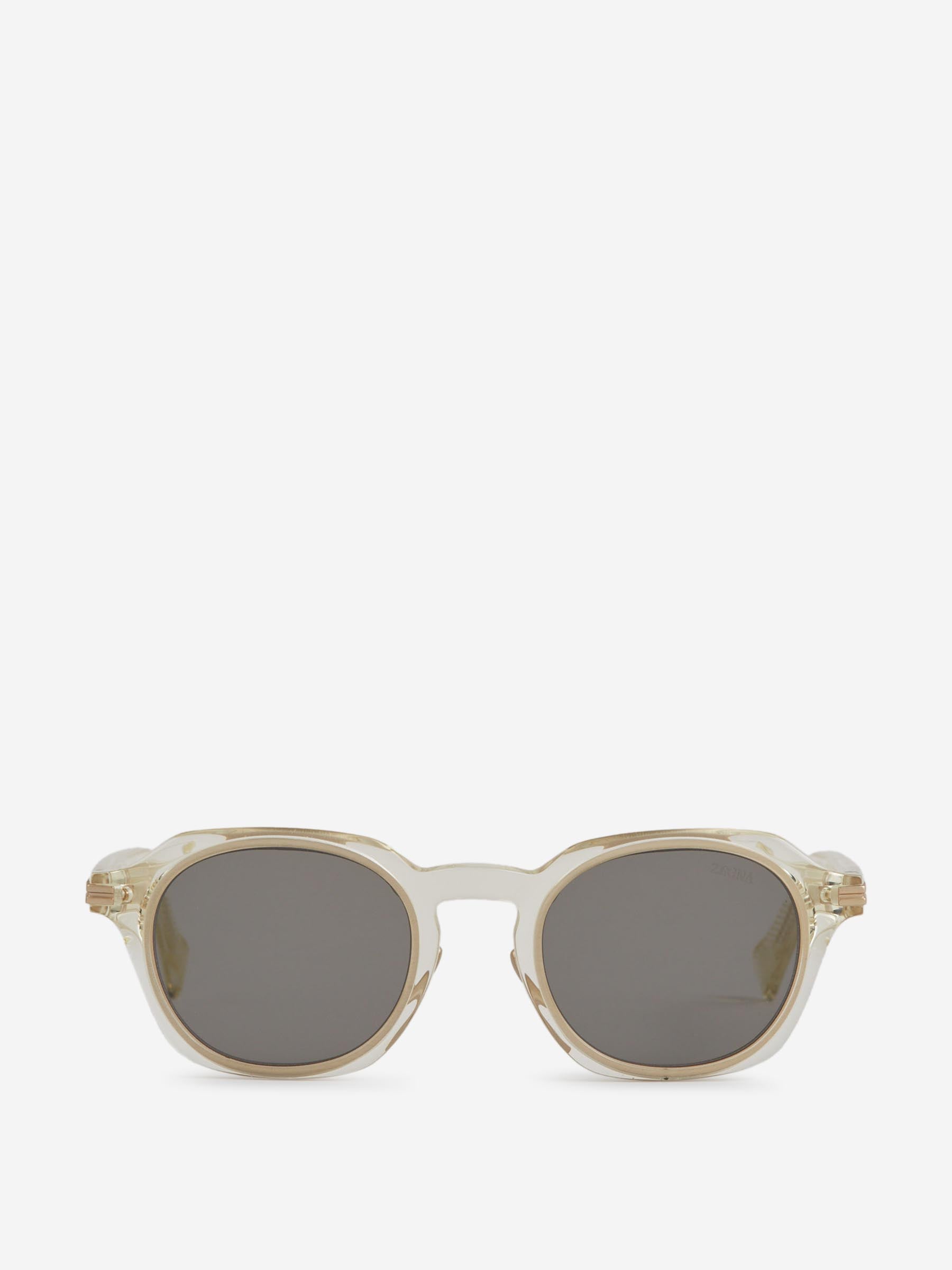 Zegna Hombre Barcelona Gafas de Sol Redodas color Amarillo Claro sku 614-003609 02 - Foto 1