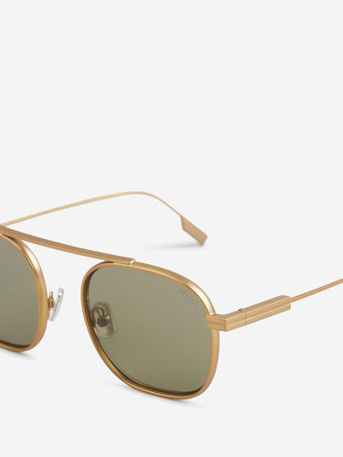Zegna Hombre Barcelona Gafas de Sol Aviador color Dorado sku 614-003610 01 - Foto 3