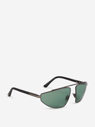 Tom Ford Hombre Barcelona Gafas de Sol Parker color Verde Oscuro sku 614-003649 01 - Foto 2