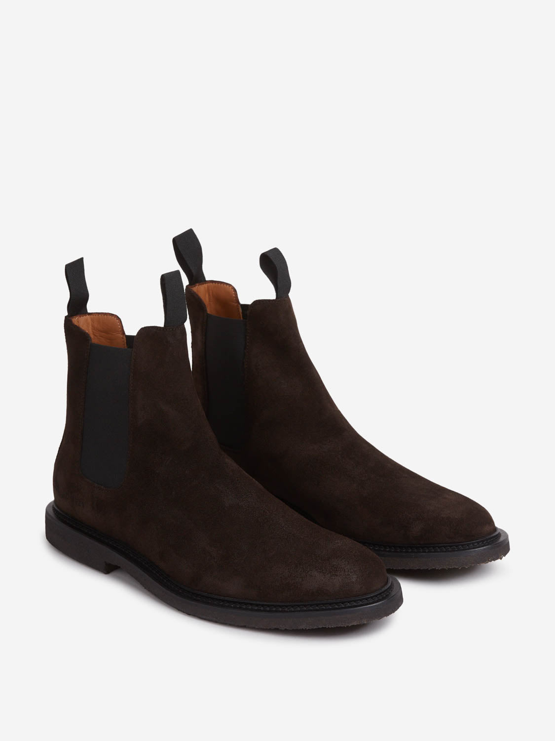 Common Projects Hombre Barcelona Botines Chelsea Ante color Marrón Oscuro sku 615-000004 01 - Foto 2