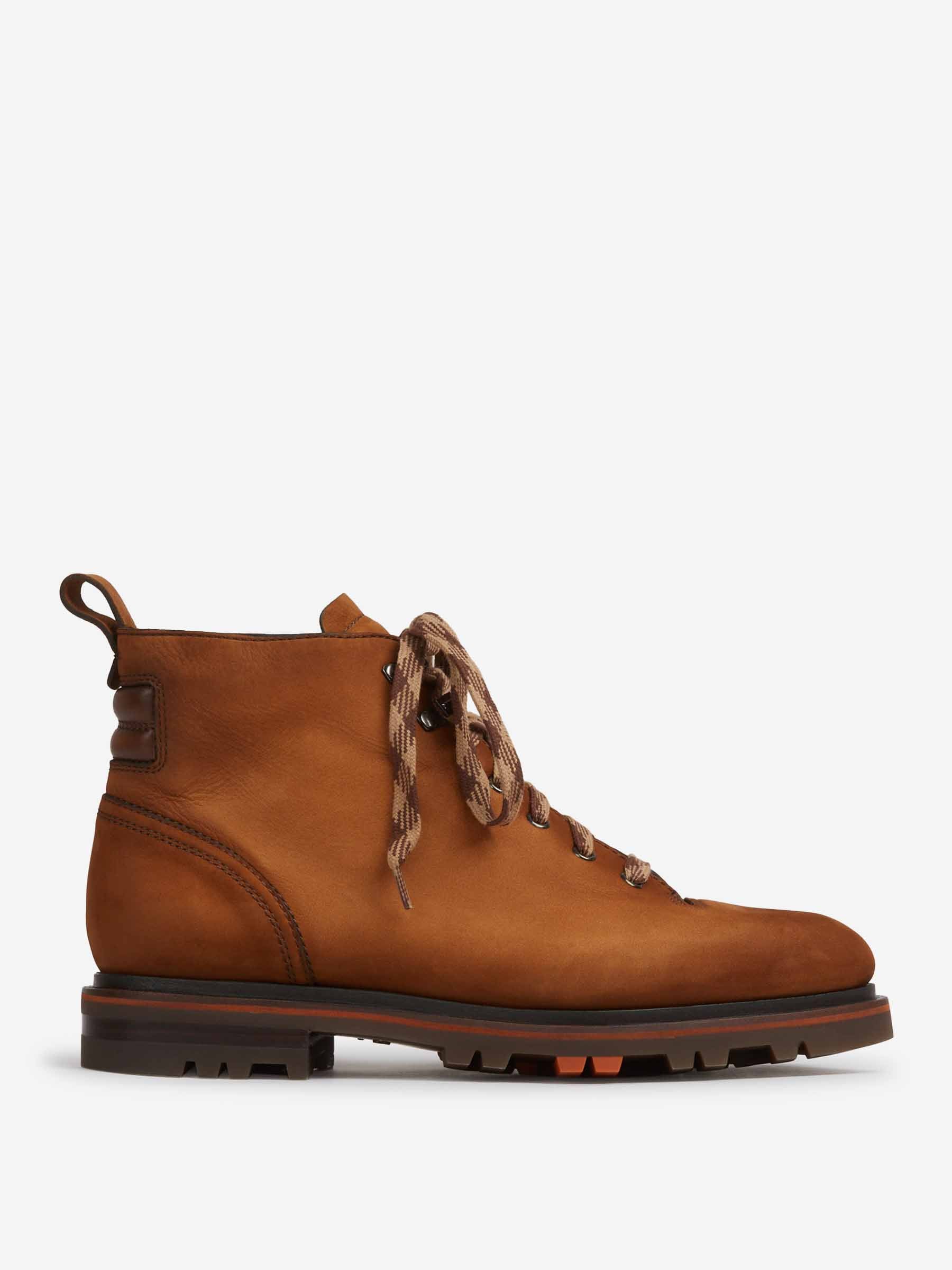 Santoni Hombre Barcelona Botas Senderismo Nobuk color Marrón sku 615-000007 01 - Foto 1