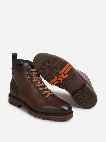 Santoni Hombre Barcelona Botas Piel color Marrón Oscuro sku 615-000009 01 - Foto 4