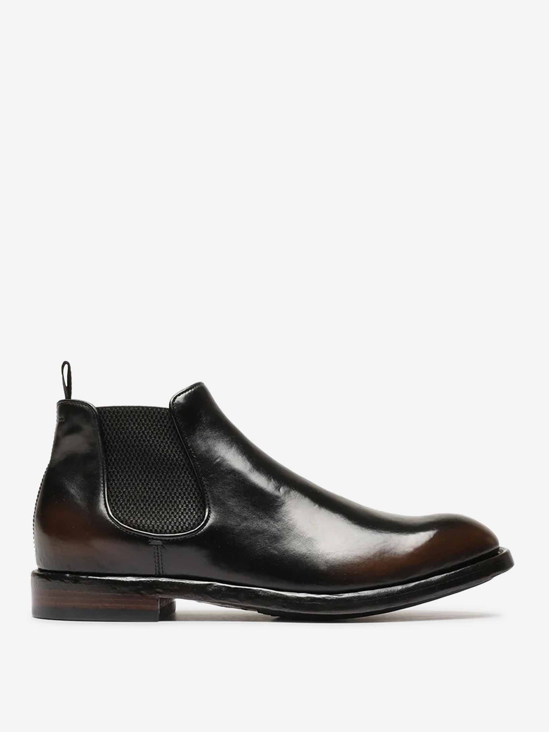 Officine Creative Hombre Barcelona Botines Chelsea Temple color Marrón Oscuro sku 615-000011 01 - Foto 1