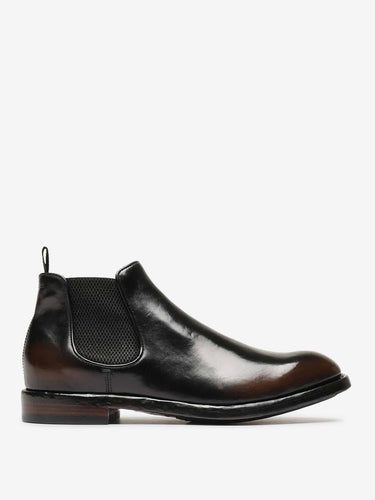 Officine Creative Hombre Barcelona Botines Chelsea Temple color Marrón Oscuro sku 615-000011 01 - Foto 1