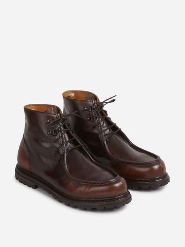 Officine Creative Hombre Barcelona Botines Volcov color Marrón Oscuro sku 615-000013 01 - Foto 2