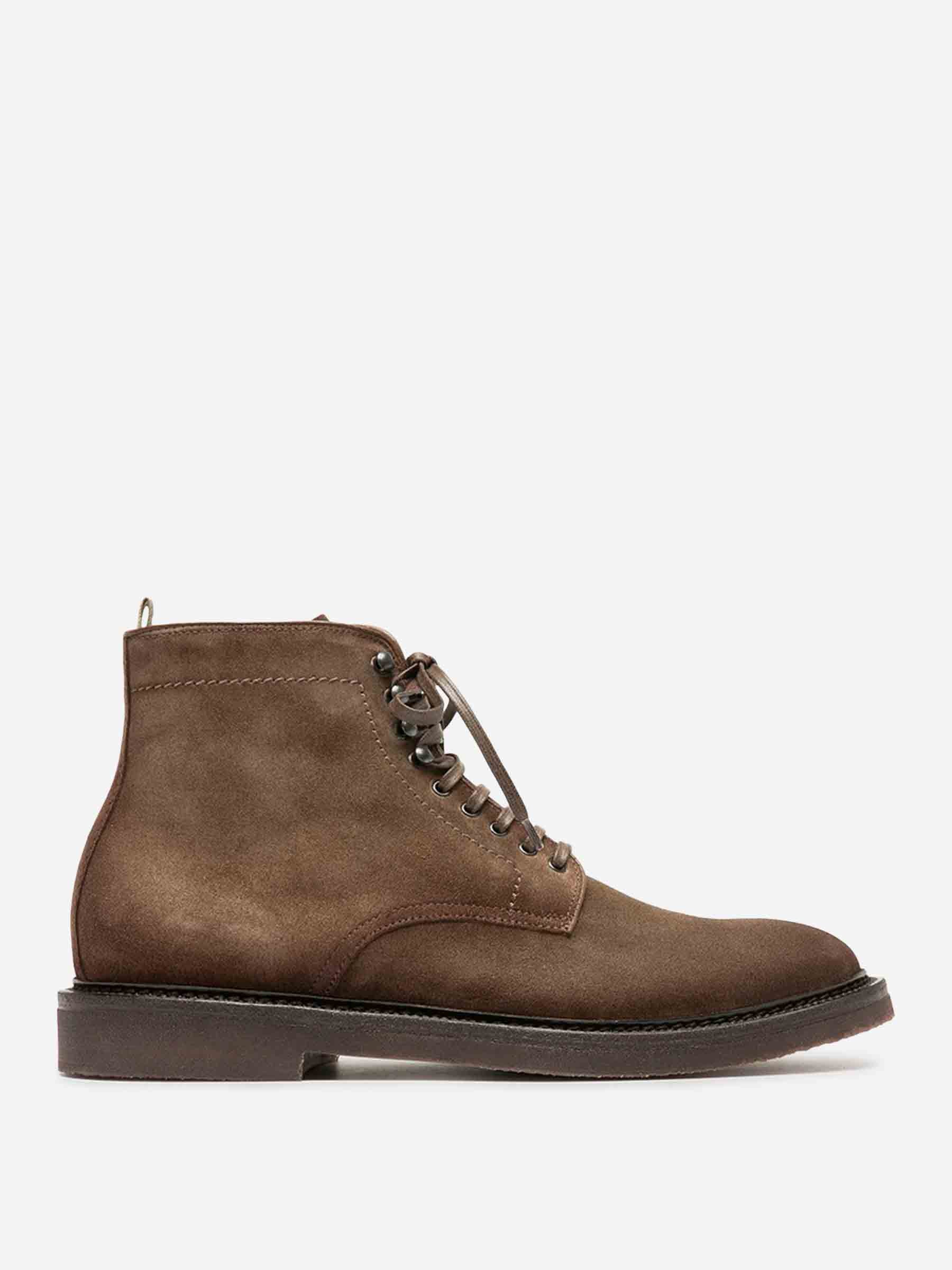 Officine Creative Hombre Barcelona Botines Piel Hopkins color Verde Militar sku 615-000014 01 - Foto 1