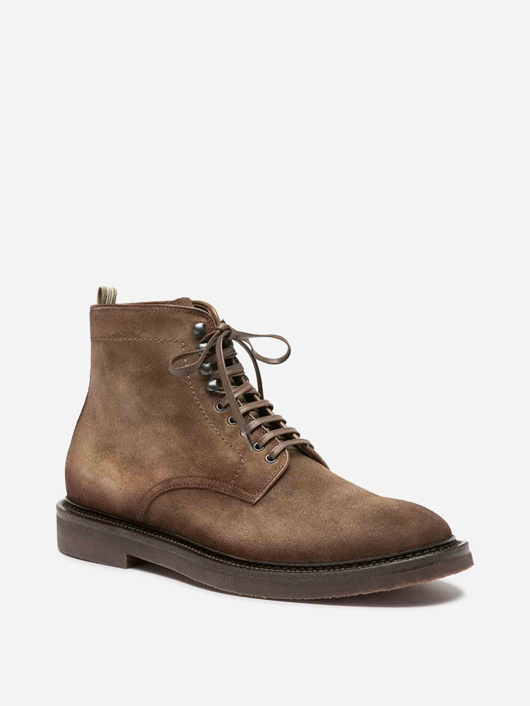 Officine Creative Hombre Barcelona Botines Piel Hopkins color Verde Militar sku 615-000014 01 - Foto 2