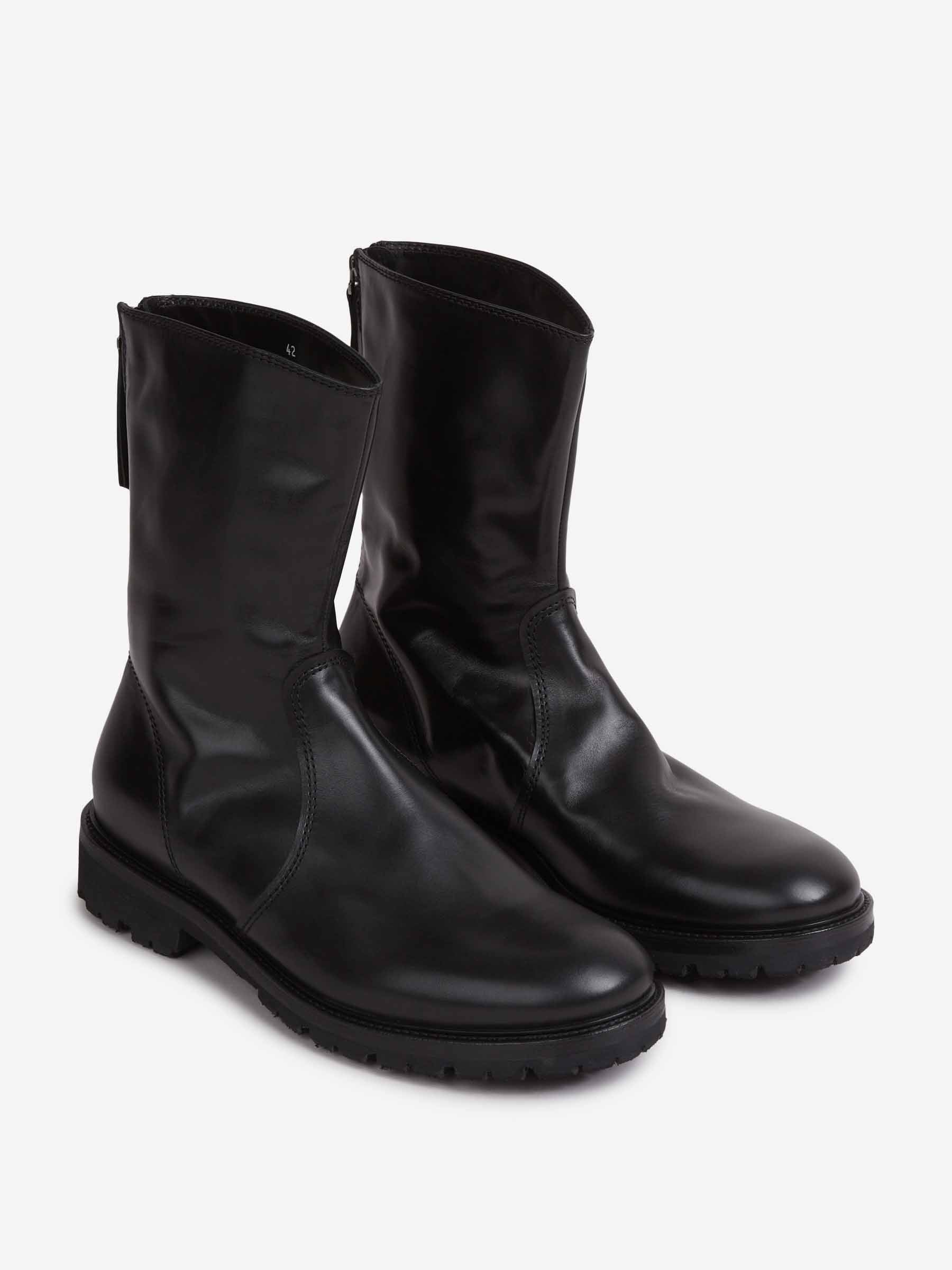Henderson Baracco Hombre Barcelona Botas Piel Slip On color Negro sku 615-000020 01 - Foto 2