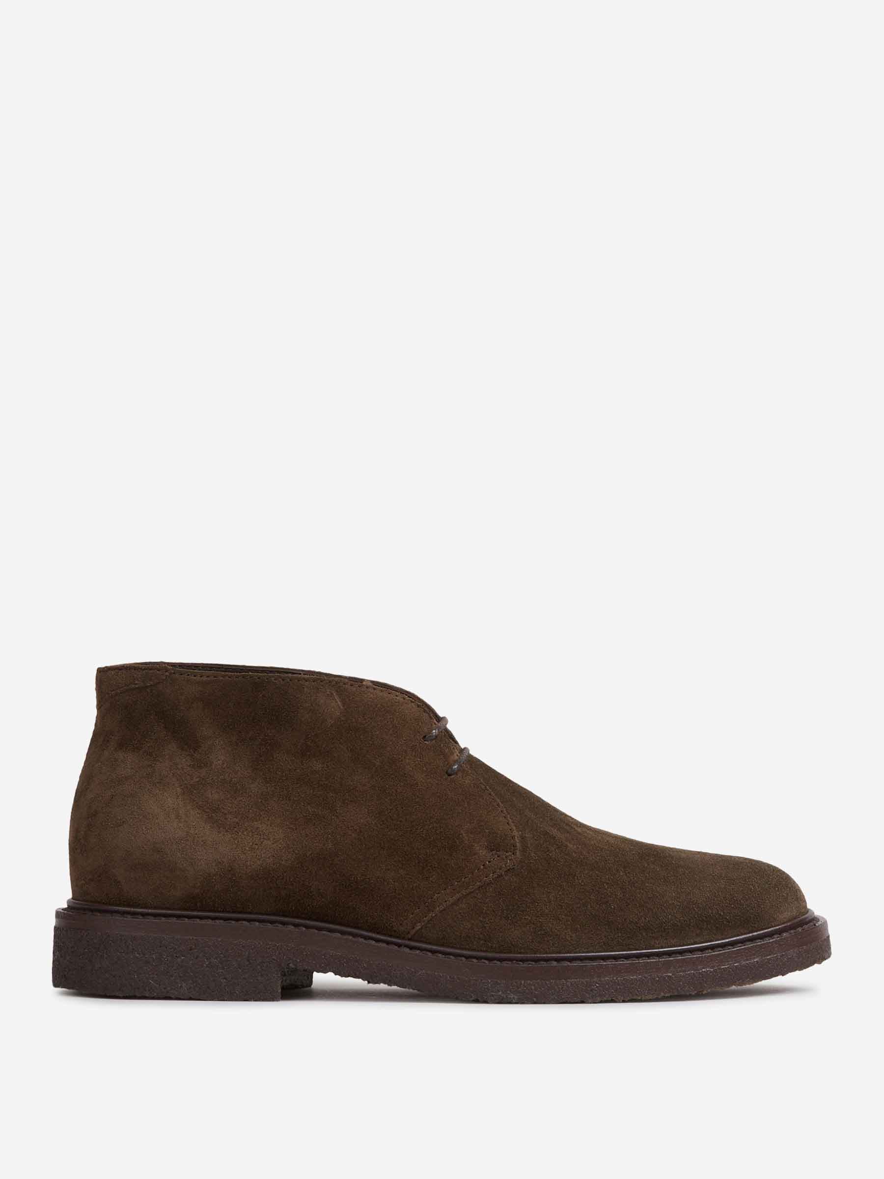 Henderson Baracco Hombre Barcelona Botas Piel Ante color Marrón Oscuro sku 615-000021 01 - Foto 1