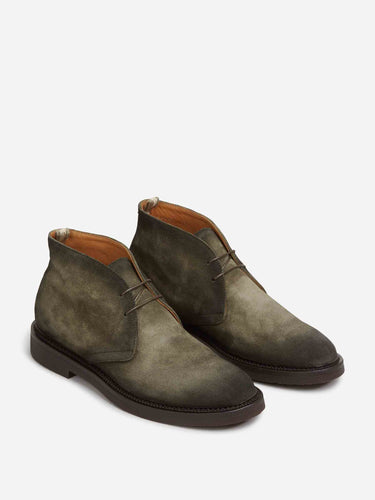 Officine Creative Hombre Barcelona Zapatos Codones Ante color Verde Militar sku 615-000045 01 - Foto 2