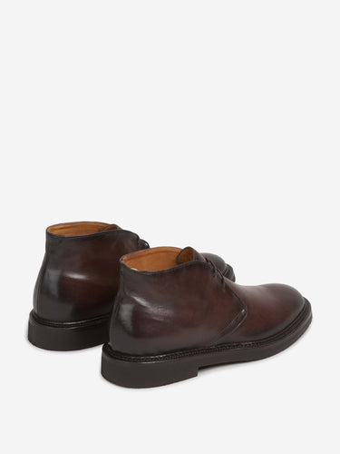 Officine Creative Hombre Barcelona Botines Cordones Piel color Marrón sku 615-000046 01 - Foto 3