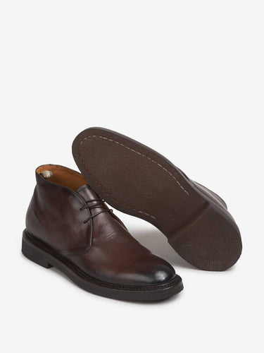 Officine Creative Hombre Barcelona Botines Cordones Piel color Marrón sku 615-000046 01 - Foto 4