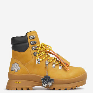 Off-White Hombre Barcelona Botas de Montaña Logo color Mostaza sku 615-000059 01 - Foto 1