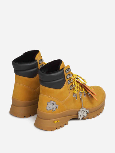 Off-White Hombre Barcelona Botas de Montaña Logo color Mostaza sku 615-000059 01 - Foto 3